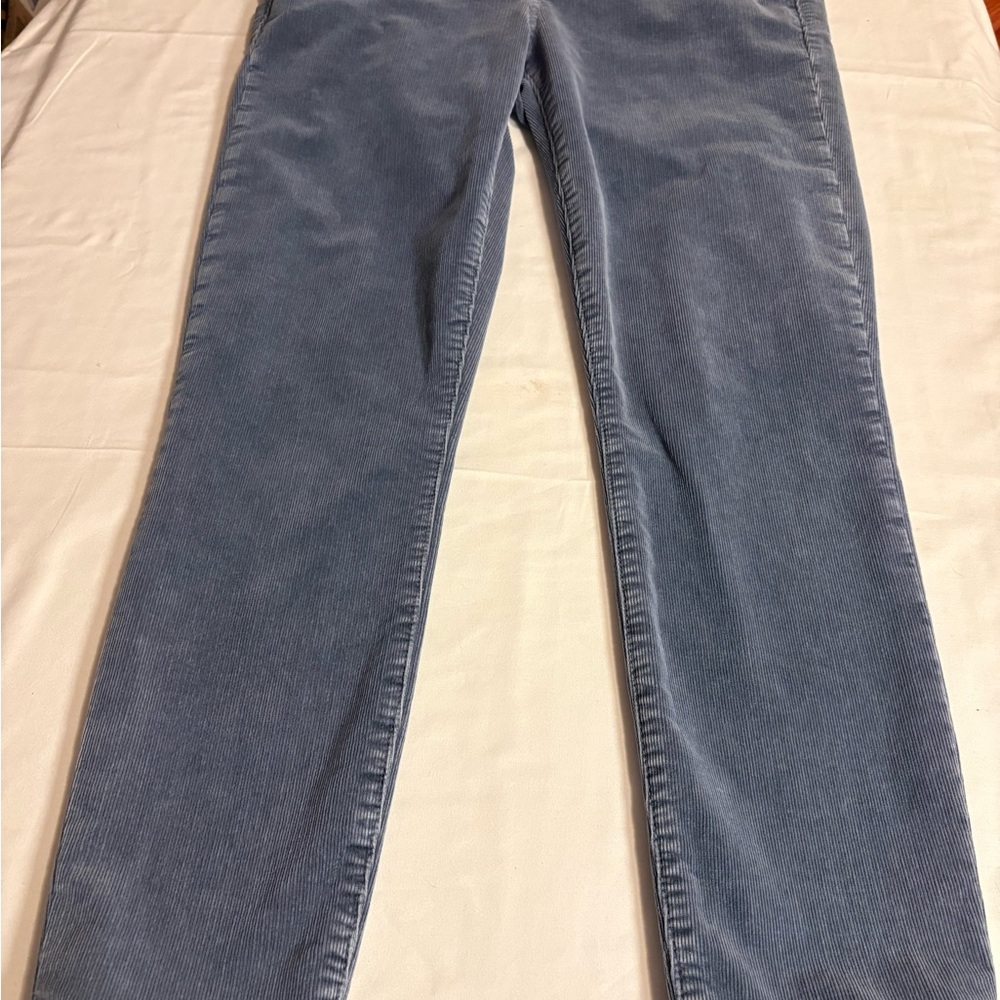 GAP Women's Straight Leg Blue Corduroy Jeans
